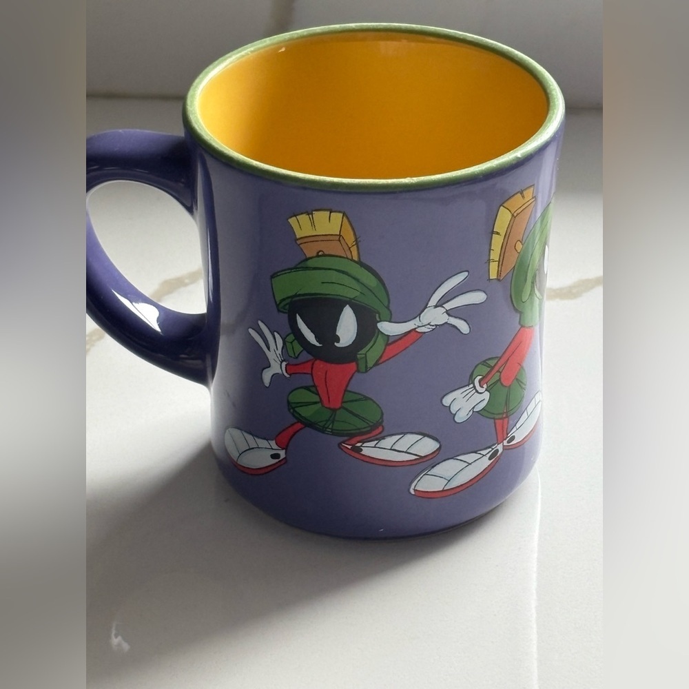 Marvin The Martian 12 Oz Coffee Mug 1998 Warner Bros Studio Store Rare